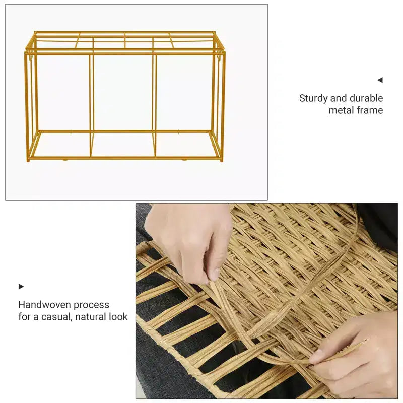 Cesto Portaoggetti con Coperchio, Cesto Portaoggetti da 160L (42.3 Gallon), Cesto Portaoggetti in Tessuto con Manici, Pieghevole, Fodera Rimovibile, Struttura in Metallo