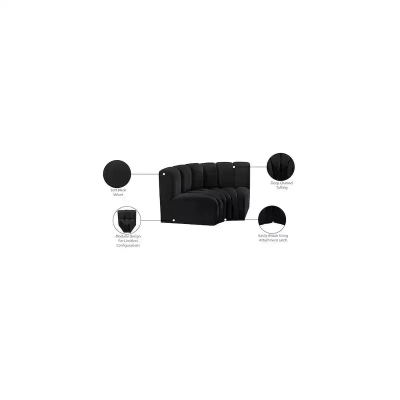 Divano modulare Arc Velvet