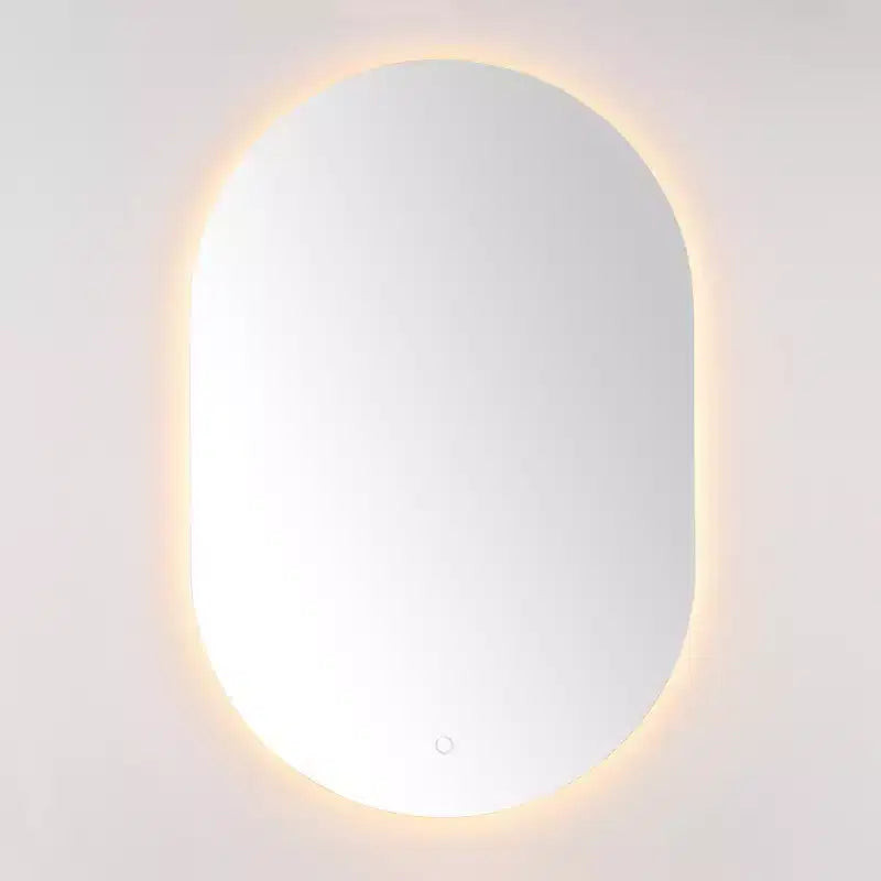 Specchio Ovale a LED in Alluminio da 24" - LMR1007 - Bianco