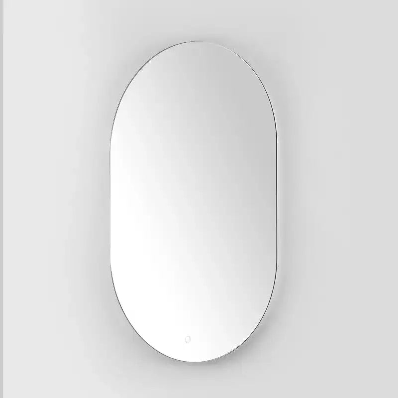 Specchio Ovale a LED in Alluminio da 24" - LMR1007 - Bianco