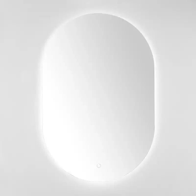 Specchio Ovale a LED in Alluminio da 24" - LMR1007 - Bianco