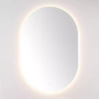 Specchio Ovale a LED in Alluminio da 24" - LMR1007 - Bianco
