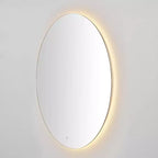 Specchio LED rotondo 36 alluminio - LMR1004 - Argento