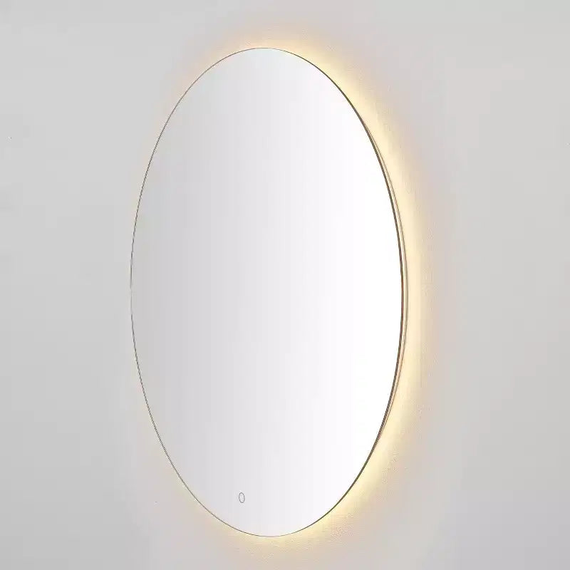 Specchio LED rotondo 36 alluminio - LMR1004 - Argento