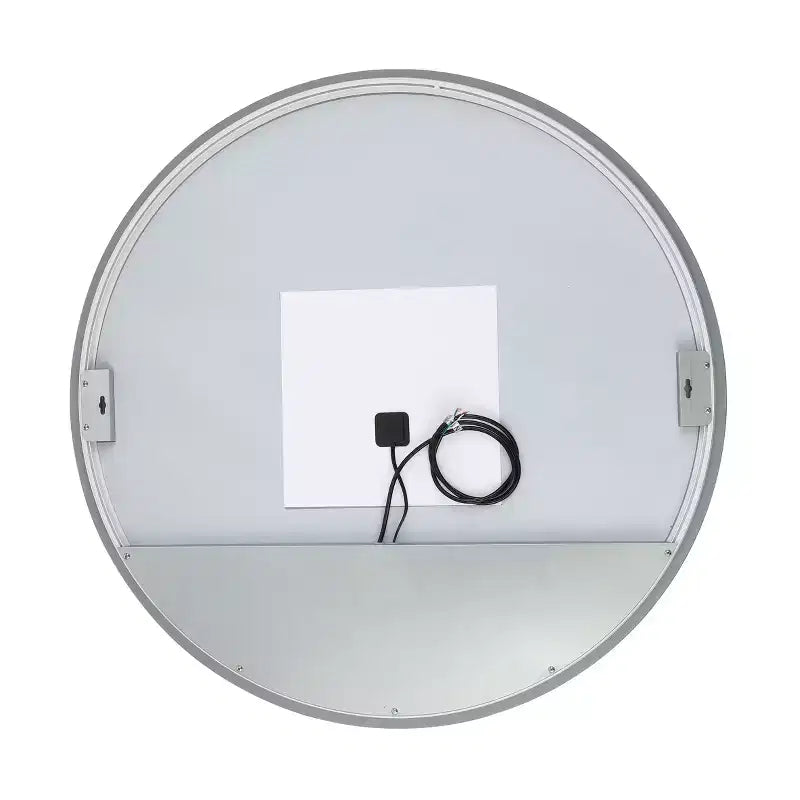 Specchio LED rotondo 36 alluminio - LMR1004 - Argento