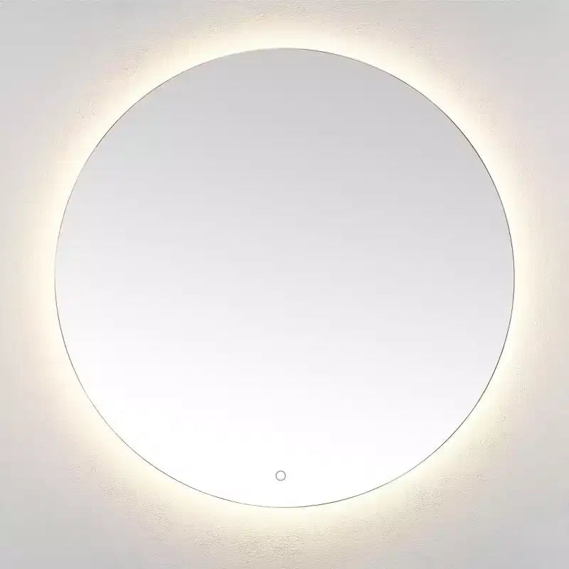 Specchio LED rotondo 36 alluminio - LMR1004 - Argento