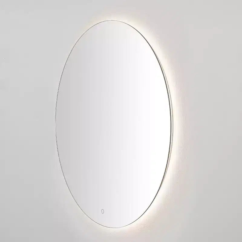 Specchio LED rotondo 36 alluminio - LMR1004 - Argento