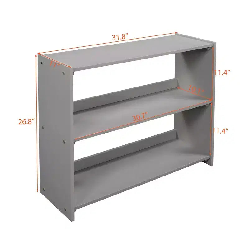 Letto a soppalco singolo con scivolo, Letto a soppalco in legno, Telaio letto a soppalco basso con armadietti e mensole