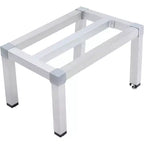 Aluminum Dunnage Rack Weight Capacity Off-Floor Storage Shelf for Grocery Stores & Kitchens