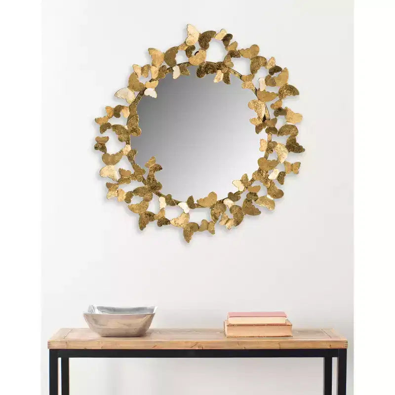 Specchio Farfalla - 27 x 27 - MIR4083 - Oro
