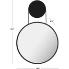 Specchio - 24 x 36,5 - MRR3071 - Nero Opaco