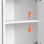 Isola da cucina con contenitore per la spazzatura, anta a ribalta, portaspezie, ripiano regolabile, carrello da cucina con ruote