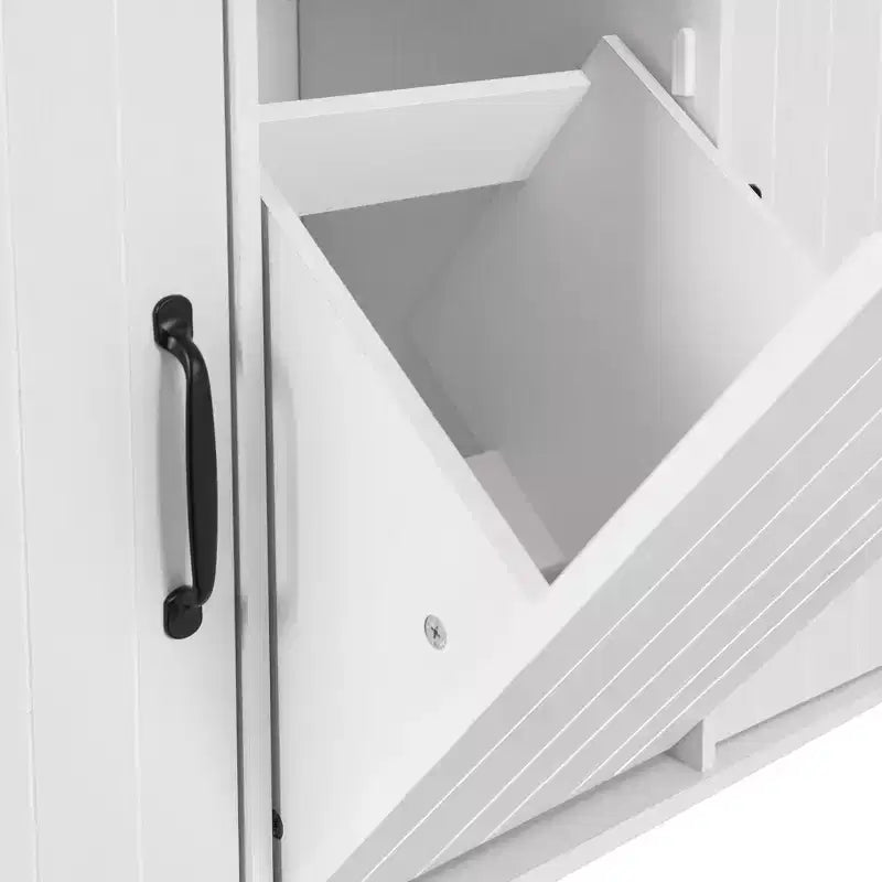 Isola da cucina con contenitore per la spazzatura, anta a ribalta, portaspezie, ripiano regolabile, carrello da cucina con ruote
