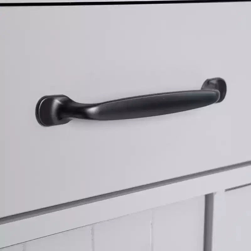 Isola da cucina con contenitore per la spazzatura, anta a ribalta, portaspezie, ripiano regolabile, carrello da cucina con ruote