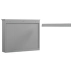 Armadietto a specchio da bagno 35 x 27.5 con 6 ripiani aperti, mobiletto pensile (senza mobiletto sottolavabo)