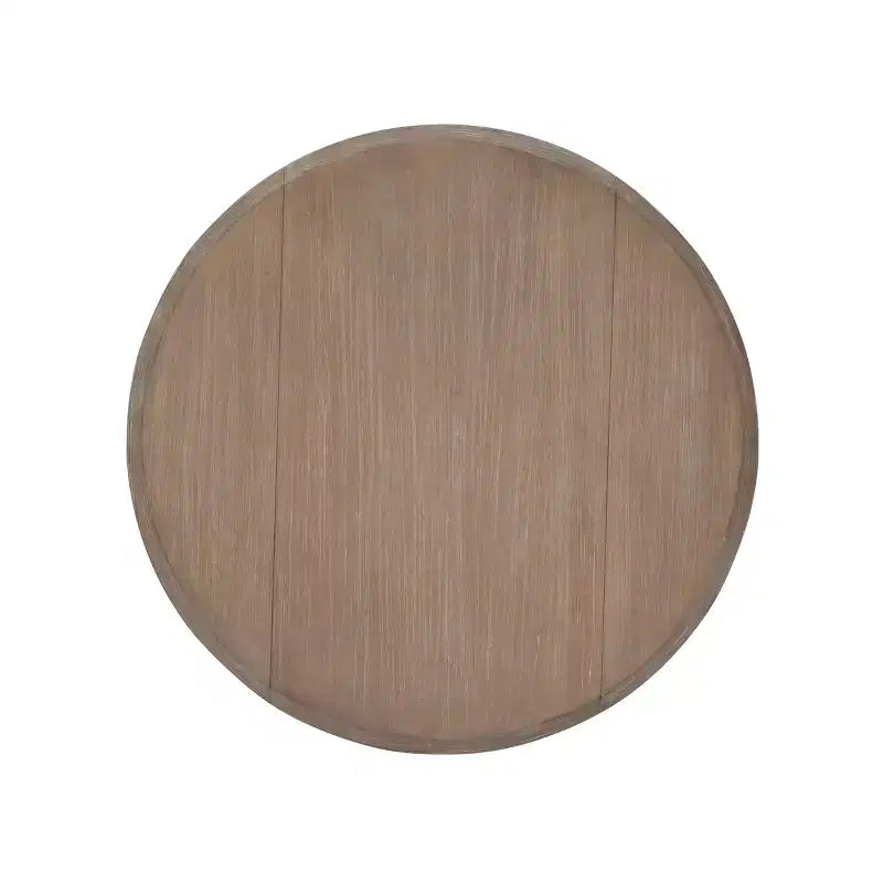 Tavoli da Pranzo Tradizionali Torino Marrone Rustico - : Legno Massello, 4 Posti, 42" Diametro