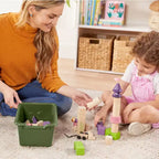 Mobile con 12 scomparti e 15 contenitori frontali a paletta, 3x4, Mobili per bambini
