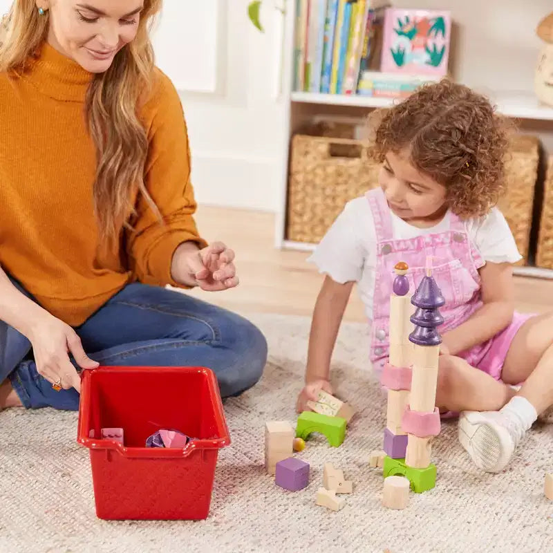 Mobile con 12 scomparti e 15 contenitori frontali a paletta, 3x4, Mobili per bambini