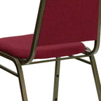 Sedia da banchetto impilabile con schienale trapezoidale - Seduta spessa 1,5 pollici