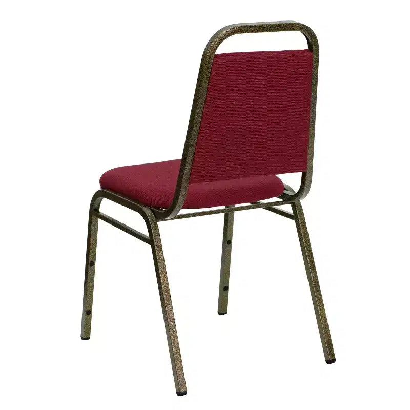 Sedia da banchetto impilabile con schienale trapezoidale - Seduta spessa 1,5 pollici