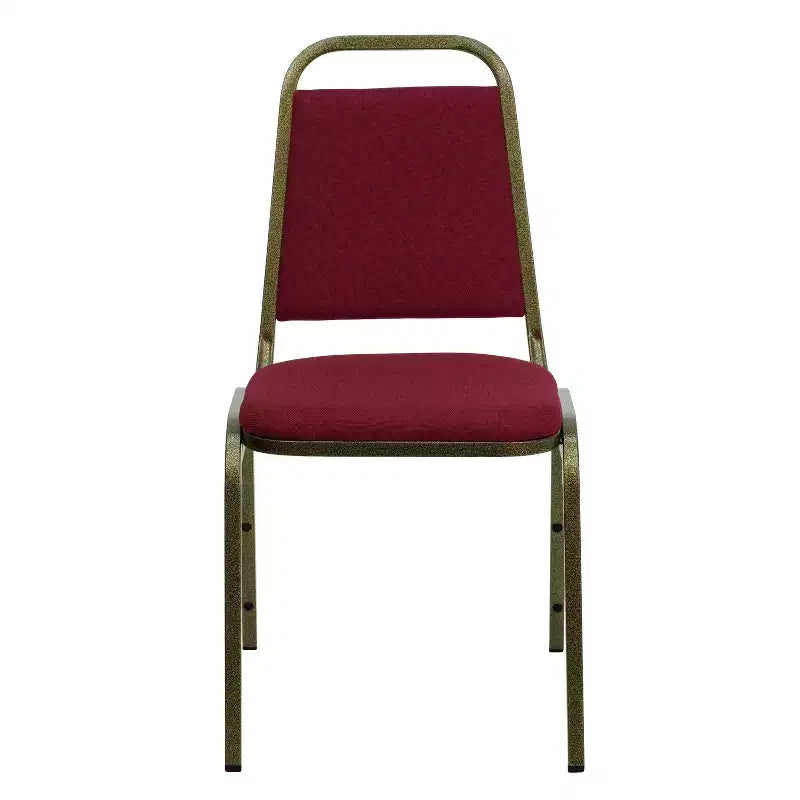 Sedia da banchetto impilabile con schienale trapezoidale - Seduta spessa 1,5 pollici
