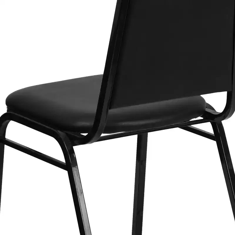 Sedia da banchetto impilabile con schienale trapezoidale - Seduta spessa 1,5 pollici