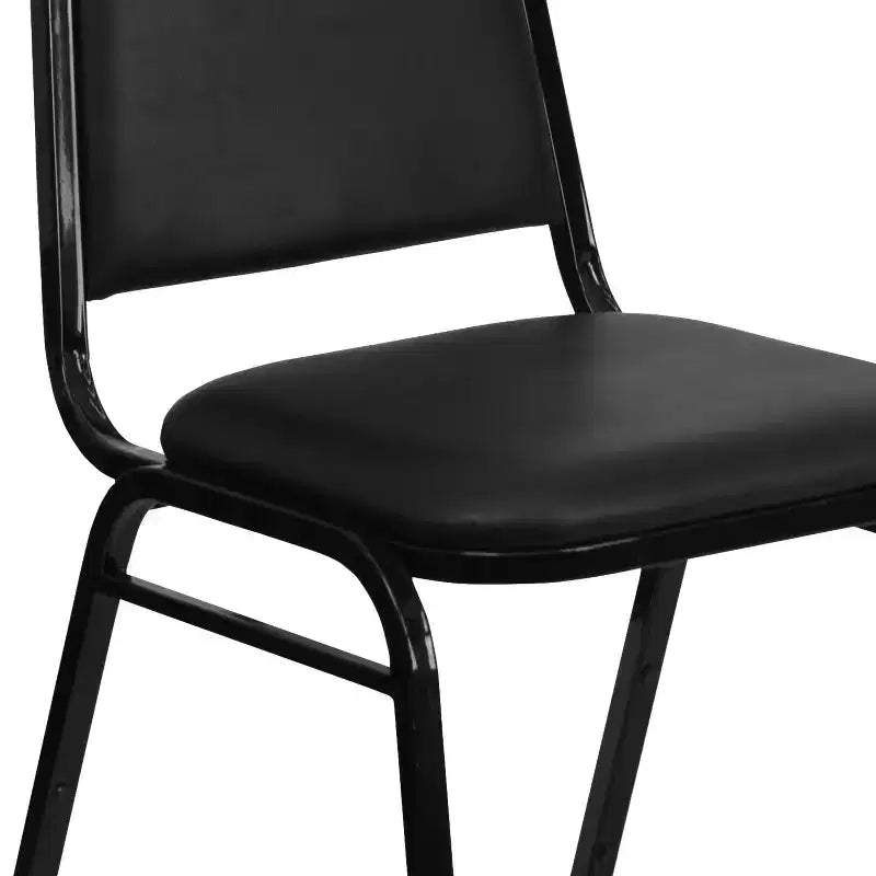 Sedia da banchetto impilabile con schienale trapezoidale - Seduta spessa 1,5 pollici