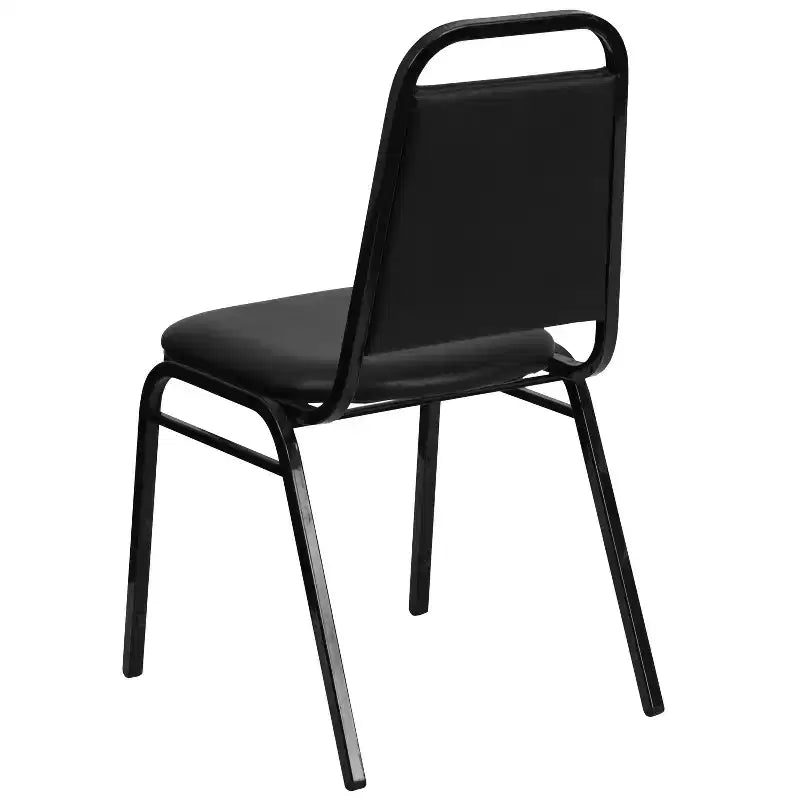 Sedia da banchetto impilabile con schienale trapezoidale - Seduta spessa 1,5 pollici
