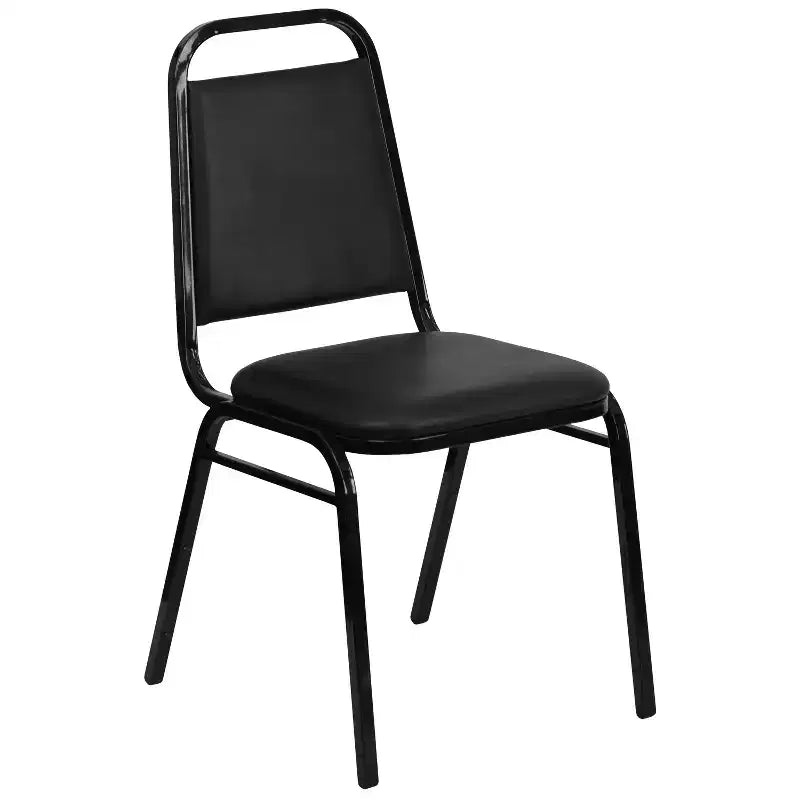 Sedia da banchetto impilabile con schienale trapezoidale - Seduta spessa 1,5 pollici
