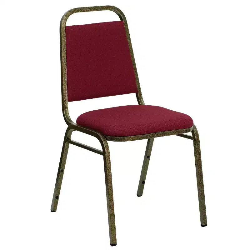 Sedia da banchetto impilabile con schienale trapezoidale - Seduta spessa 1,5 pollici