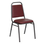 Emma and Oliver Trapezoidal Back Stacking Banquet Dining Chair - 1.5 Thick Seat